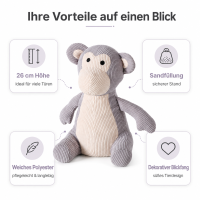 Türstopper Stoff Affe Sandfüllung (1Kg)