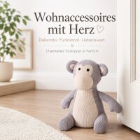 Türstopper Stoff Affe Sandfüllung (1Kg)