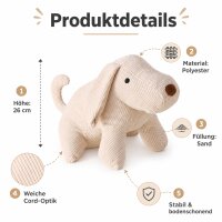 Türstopper Stoff Hund Sandfüllung (1Kg)