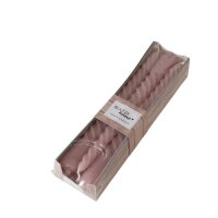 Stabkerze Twisted 6er-SET Rosa