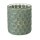 Boltze Windlicht Set 4er Grün Gemustert