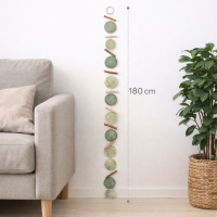 Boltze Capiz Girlande Grün mit Treibholz