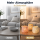 Buntes Windlicht 3er-Set in Mosaik-Optik – Lackiertes Glas