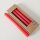 Stabkerze mit Rillen 4er-SET - Rot