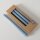 Stabkerze mit Rillen 4er-SET - Blau
