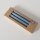 Stabkerze mit Rillen 4er-SET - Blau