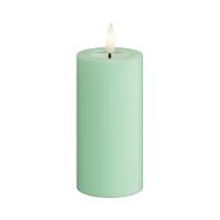 LED Kerze mit Timerfunktion MINT - Minze 5 x 10 cm