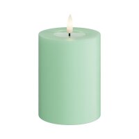 LED Kerze mit Timerfunktion MINT - Minze 7,5 x 10 cm