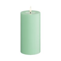 LED Kerze mit Timerfunktion MINT - Minze 7,5 x 15 cm