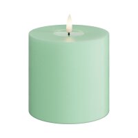 LED Kerze mit Timerfunktion MINT - Minze 10 x 10 cm