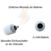 Deluxe Homeart LED Stabkerzen 2er Set Mint Minze