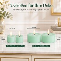 LED Teelichter Mint 2er Set