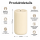 Shape Gerillte Kerze Creme 7,5 x 12,5 cm