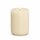 Shape Gerillte Kerze Creme 7,5 x 15 cm