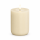 Shape Gerillte Kerze Creme 7,5 x 15 cm