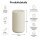Shape Gerillte Kerze Sand 7,5 x 15 cm