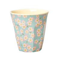 Rice Melamin Becher Medium 3er Set - Blumenmuster