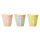Rice Melamin Becher Medium 3er Set - Blumenmuster
