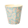 Rice Melamin Becher Medium 3er Set - Blumenmuster