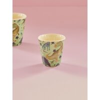 Rice Melamin Kinder Becher Grün mit Dinosaurier