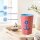 Trinkbecher Melamin 400ml Rot Hellblau - Kinderbecher mit Anker Motiv