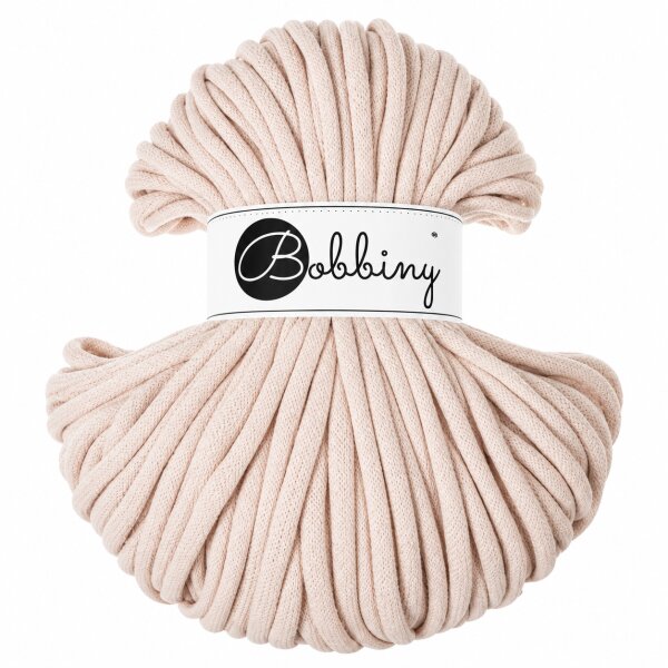 Baumwollkordel 8mm 100m Beige Nude - Häkelkordel aus Baumwolle