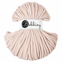 Baumwollkordel 8mm 100m Beige Nude - Häkelkordel aus Baumwolle