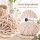 Baumwollkordel 8mm 100m Beige Nude - Häkelkordel aus Baumwolle