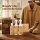 Lederpflege Set für Nubuk 250ml Braun Eco Wildleder Schutz Reinigung