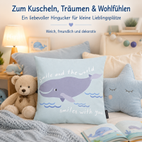 Magma World Kissen Wal 45x45 cm