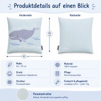 Magma World Kissen Wal 45x45 cm
