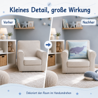Magma World Kissen Wal 45x45 cm