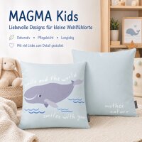 Magma World Kissen Wal 45x45 cm