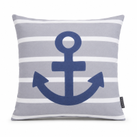 Magma Seafriends Kissenhülle mit Reissverschluss Anker 45x45