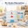 Kissenhülle Leuchtturm 45x45 Grün mint Baumwolle fürs Kinderzimmer