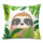 Magma Wildkids Kissenhülle mit Reissverschluss Faultier 45x45 cm