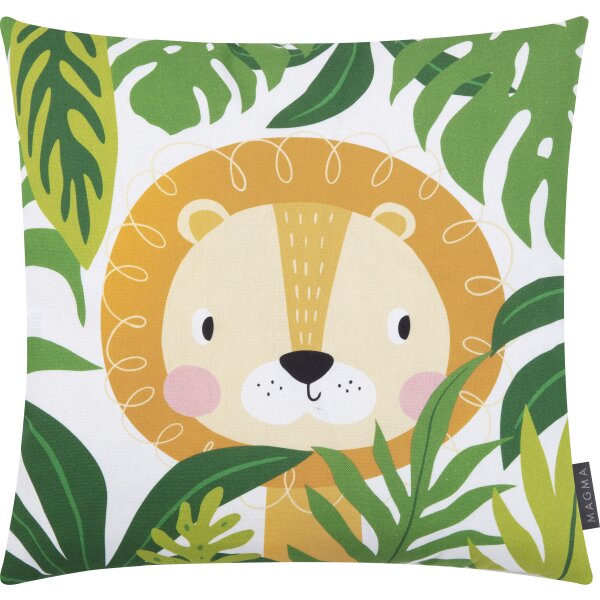 Magma Wildkids Kissenhülle mit Reissverschluss Löwe 45x45 cm
