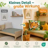 Magma Wildkids Kissenhülle mit Reissverschluss Tiger 45x45 cm