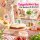 Silikon Teigschaber 26,5cm Bunt Rosa Bambusgriff 3er Set Küche