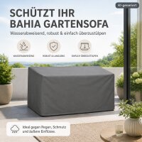 Schutzhülle für Bahia Gartensofas - Wasserabweisend & Robust - Grau 123 x 110 x 100 cm