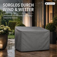 Schutzhülle für Bahia Gartensofas - Wasserabweisend & Robust - Grau 123 x 110 x 100 cm