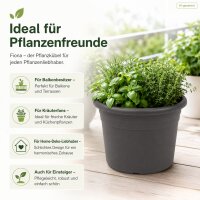 Pflanztopf Fiona Anthrazit Ø 18cm