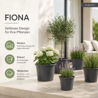 Pflanztopf Fiona Anthrazit Ø 20cm
