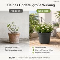 Pflanztopf Fiona Anthrazit Ø 25cm