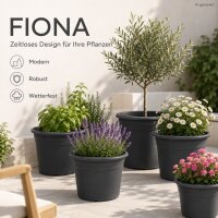 Pflanztopf Fiona Anthrazit Ø 25cm