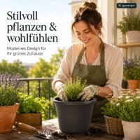 Pflanztopf Fiona Anthrazit Ø 30cm