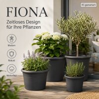 Pflanztopf Fiona Anthrazit Ø 30cm