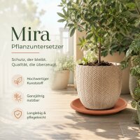 Pflanztopfuntersetzer Mira Terrakotta Ø 29cm