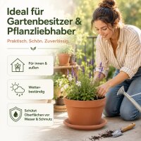 Pflanztopfuntersetzer Mira Terrakotta Ø 29cm