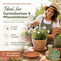Pflanztopfuntersetzer Mira Terrakotta Ø 44cm
